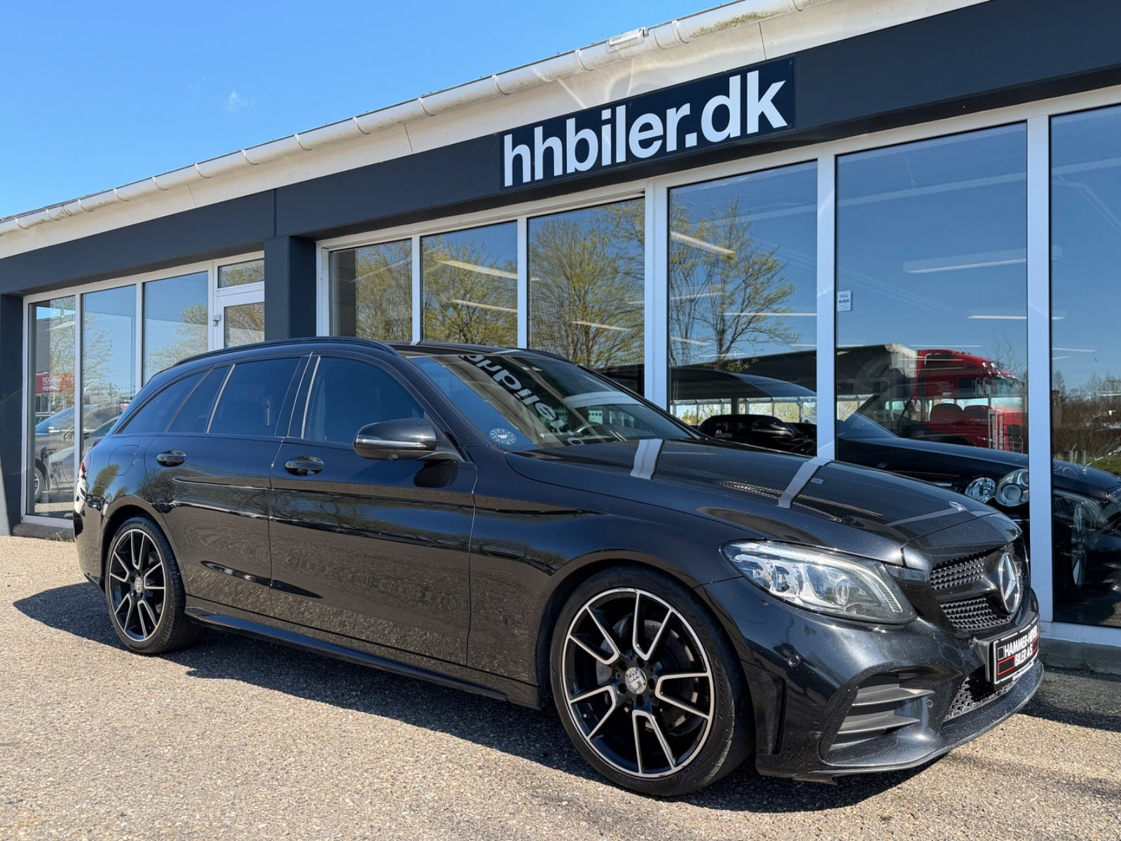 Sort Mercedes C220 d fra 2019
