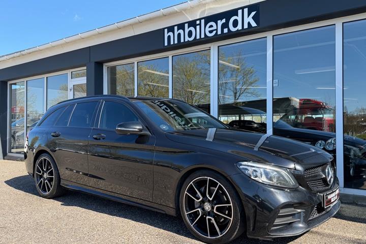 Sort Mercedes C220 d fra 2019