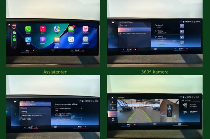 Grå BMW iX fra 2022