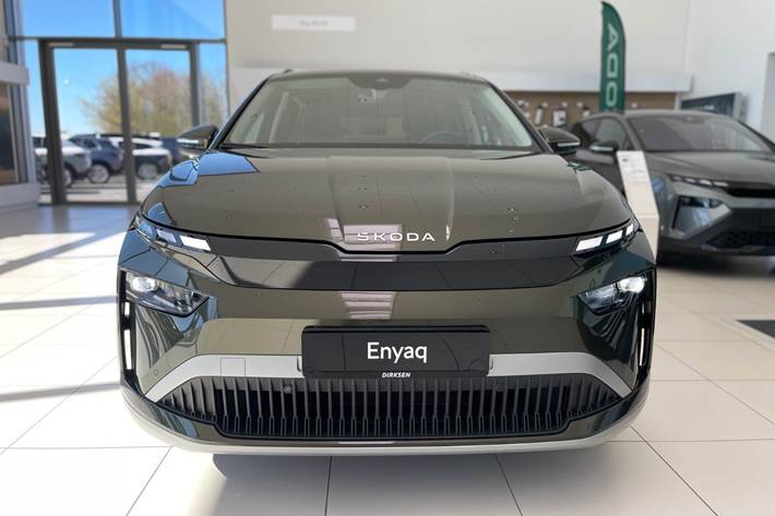 Grøn Skoda Enyaq fra 2026