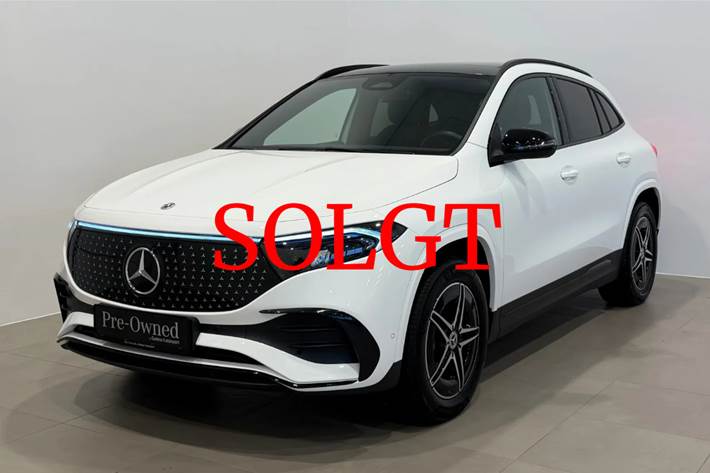 Hvid Mercedes EQA300 fra 2025