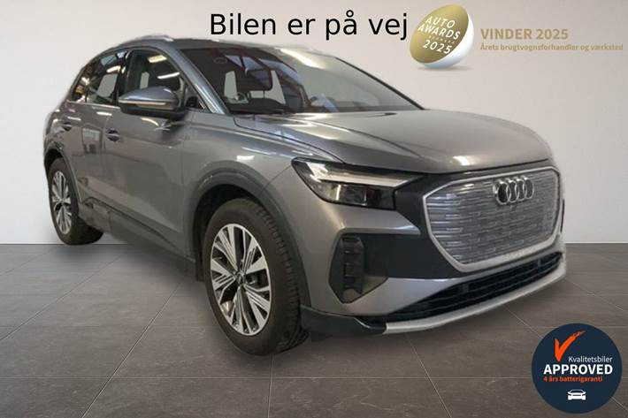 Grå Audi Q4 fra 2024