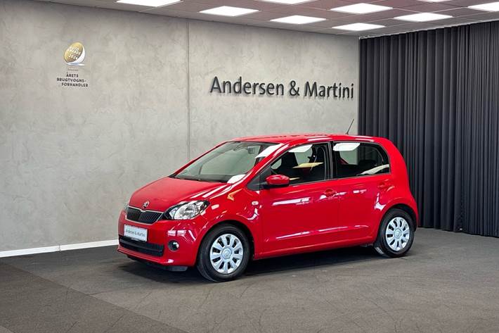 Rød Skoda Citigo fra 2016