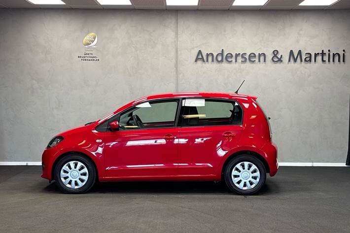 Rød Skoda Citigo fra 2016