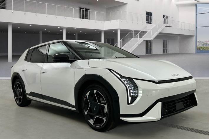 Hvid Kia EV4 fra 2026