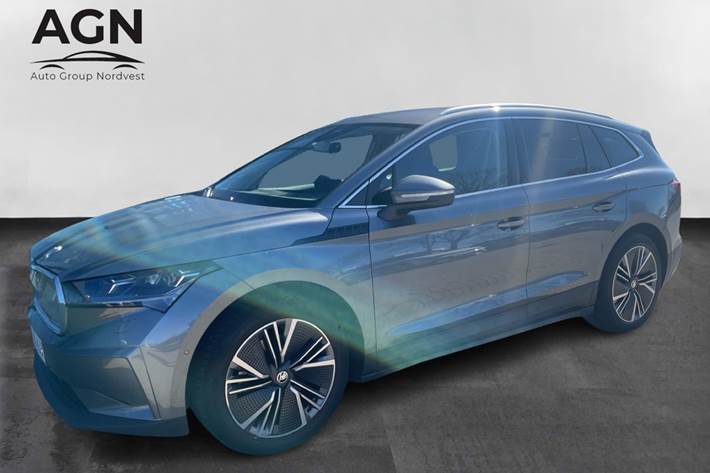 Grå Skoda Enyaq fra 2022