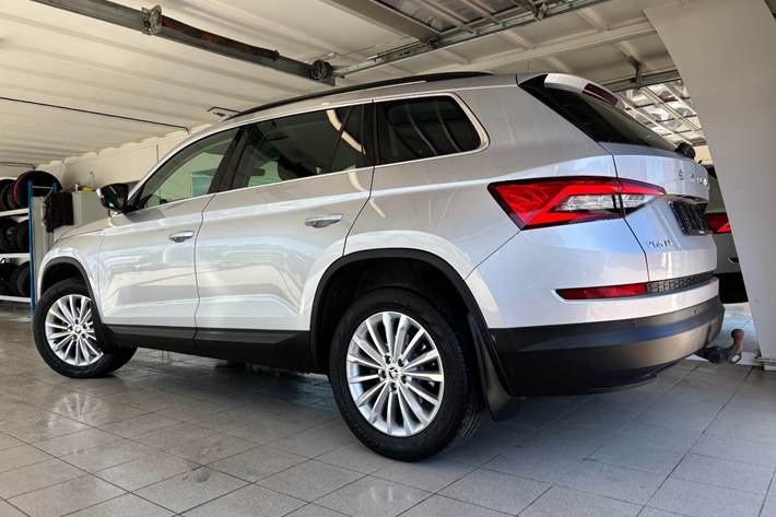Sølv Skoda Kodiaq fra 2019