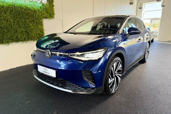 Blå VW ID.4 fra 2021