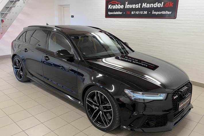 Sort Audi RS6 fra 2018