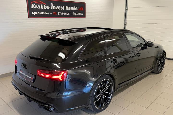 Sort Audi RS6 fra 2018