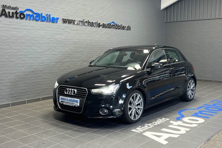 Sort Audi A1 fra 2014