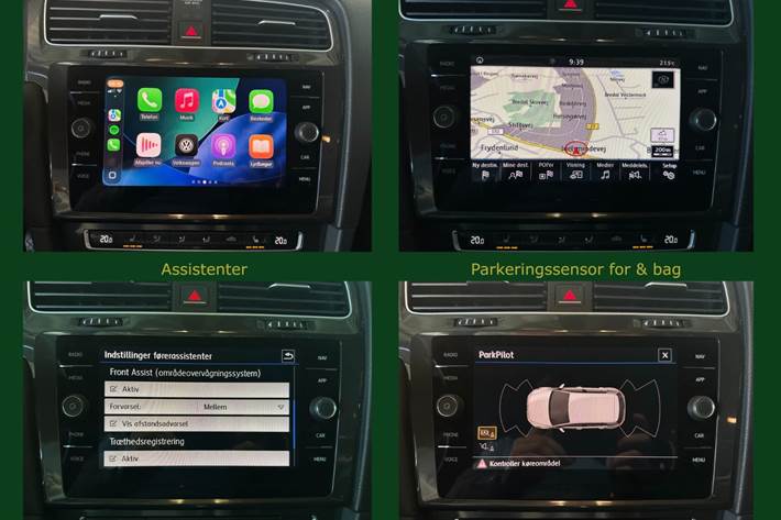 Sort VW Golf VII fra 2018