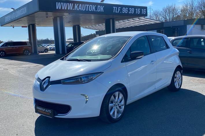 Hvid Renault Zoe fra 2016