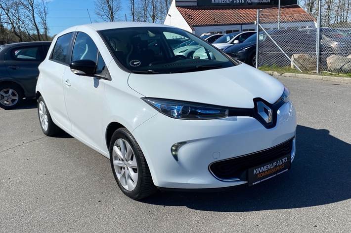 Hvid Renault Zoe fra 2016