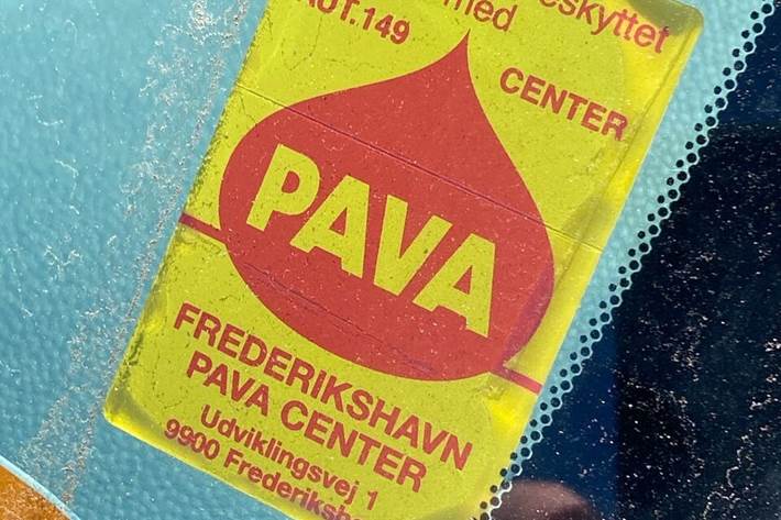 Grøn Ford Fiesta fra 2010