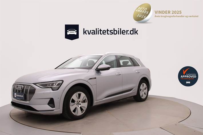 Sølv Audi e-tron fra 2020