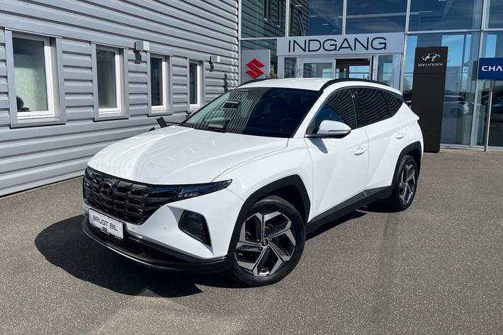 Hvid Hyundai Tucson fra 2021