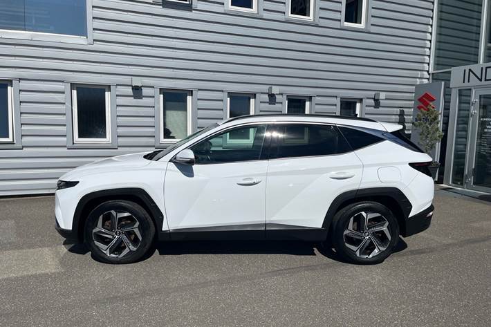 Hvid Hyundai Tucson fra 2021