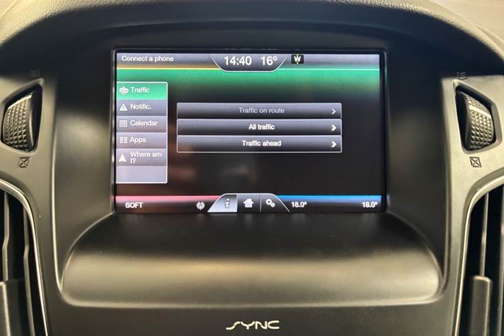 Beige Ford Focus fra 2016