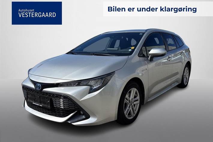 Sølv Toyota Corolla fra 2019