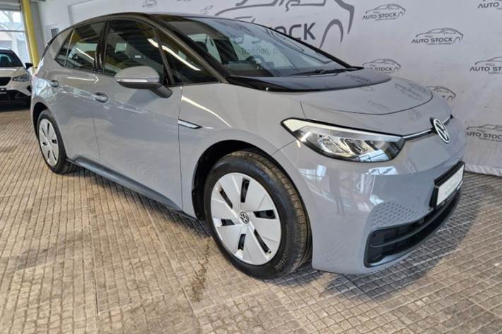 Grå VW ID.3 fra 2021 set udefra