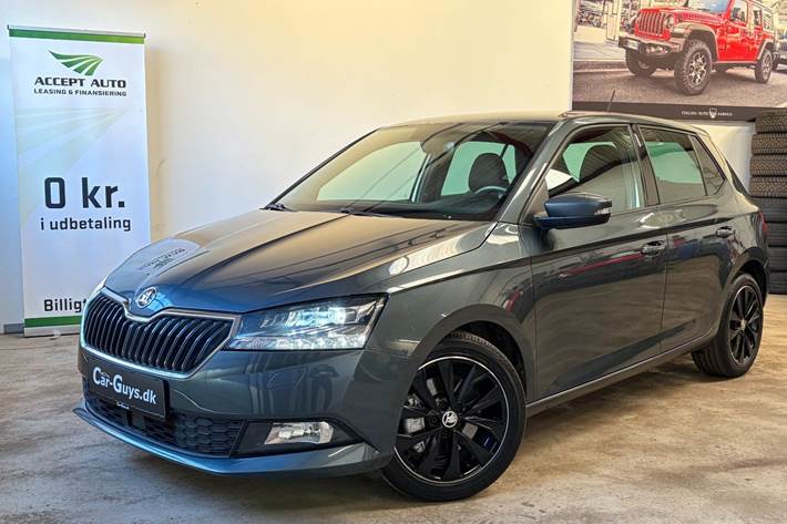 Sort Skoda Fabia fra 2019