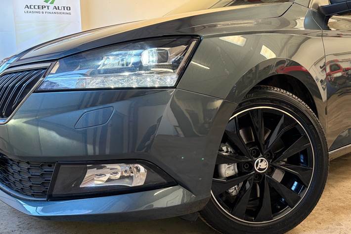 Sort Skoda Fabia fra 2019