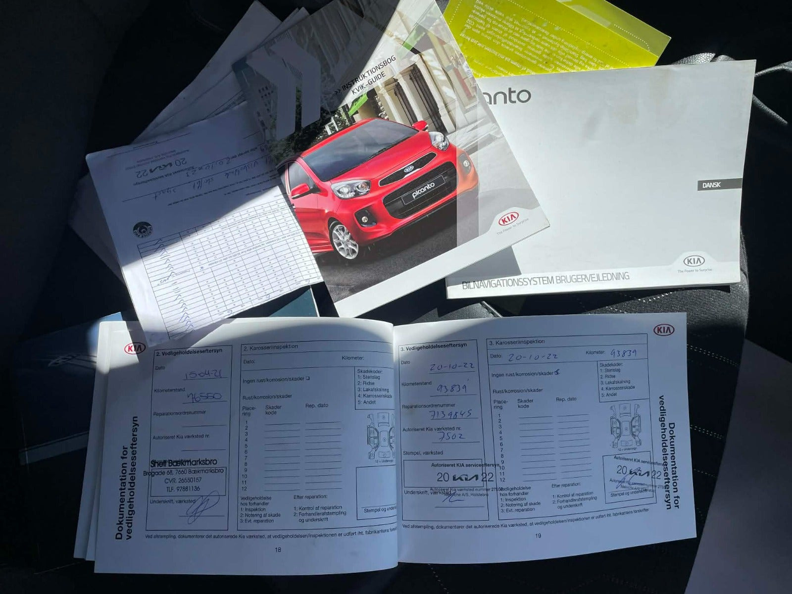 Hvid Kia Picanto fra 2016