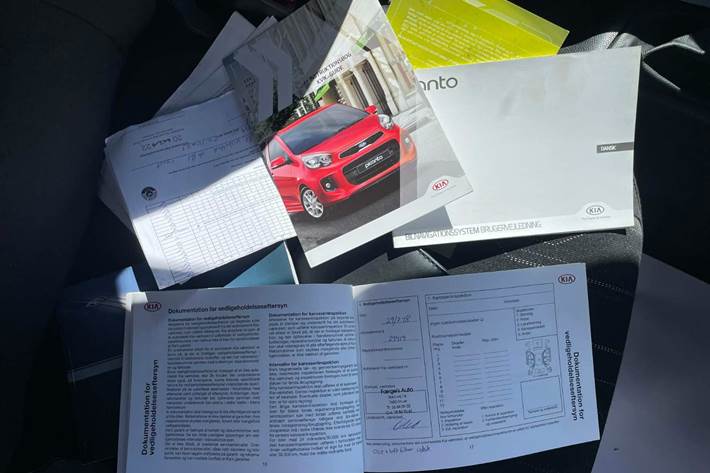 Hvid Kia Picanto fra 2016