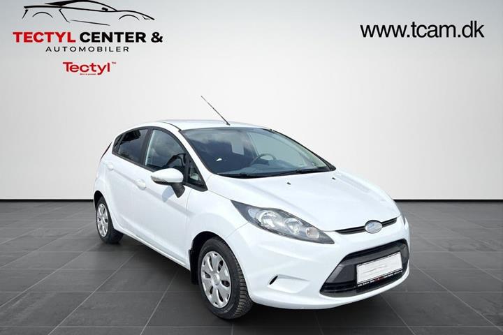 Hvid Ford Fiesta fra 2011