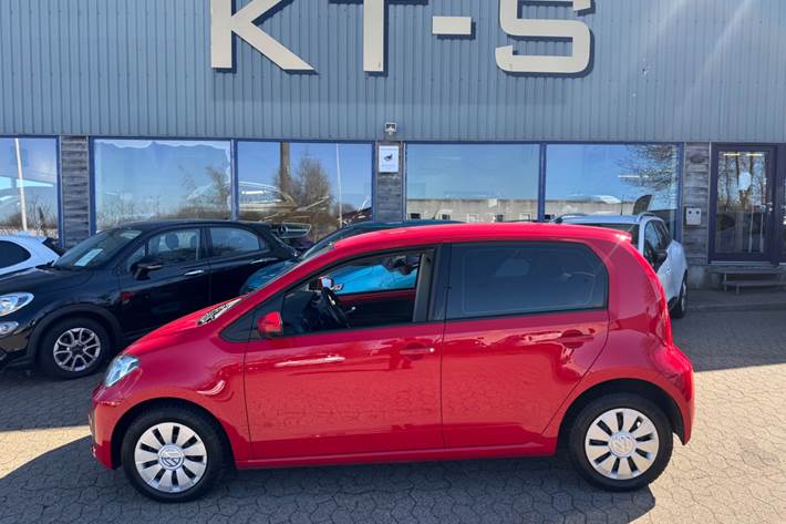 Rød VW UP! fra 2017