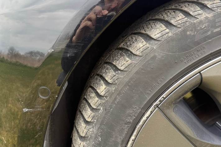 Sort Tesla Model 3 fra 2020