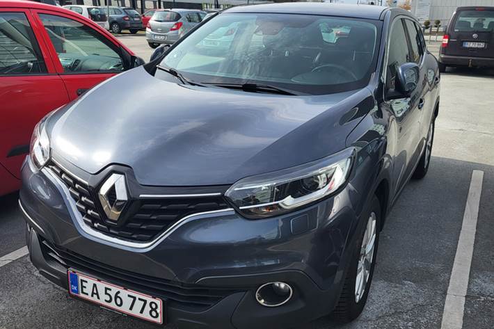 Grå Renault Kadjar fra 2018