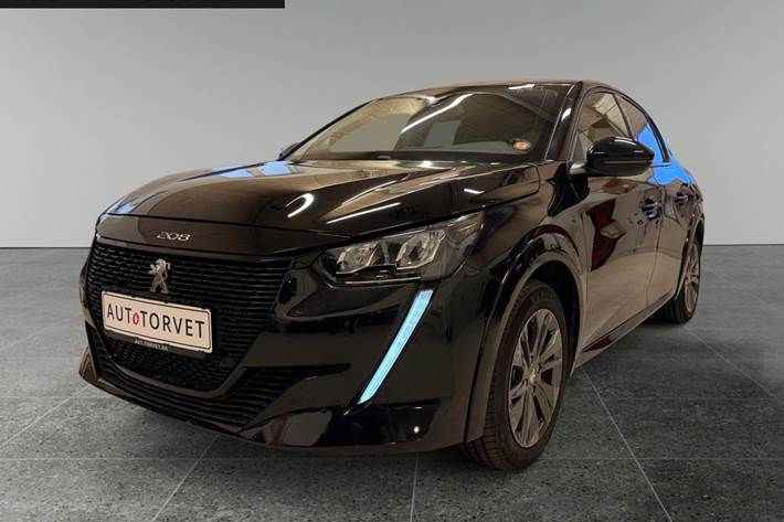 Sort Peugeot e-208 fra 2022