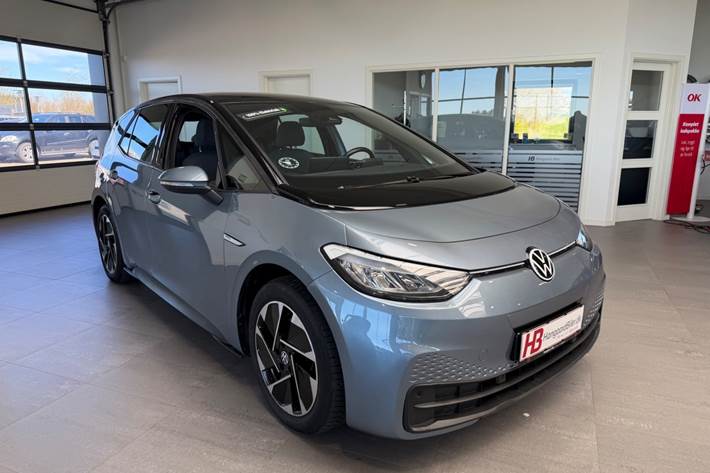 Blå VW ID.3 fra 2021