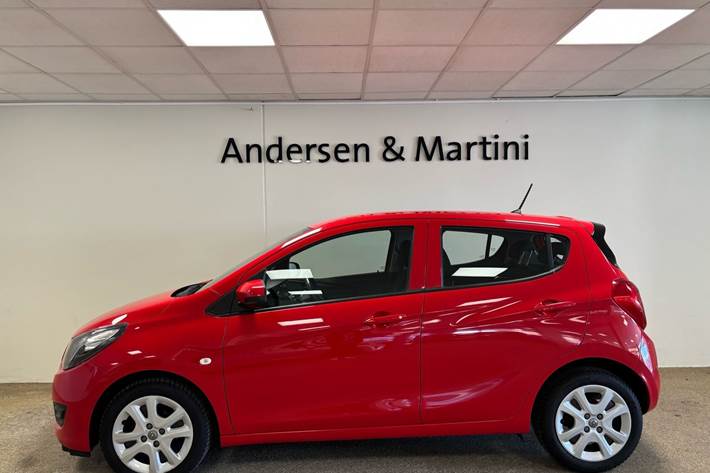 Rød Opel Karl fra 2017