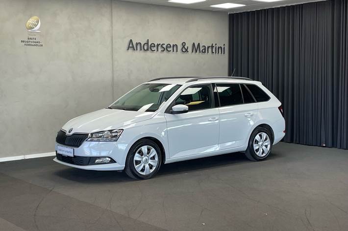 Hvid Skoda Fabia fra 2021