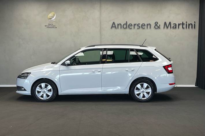 Hvid Skoda Fabia fra 2021