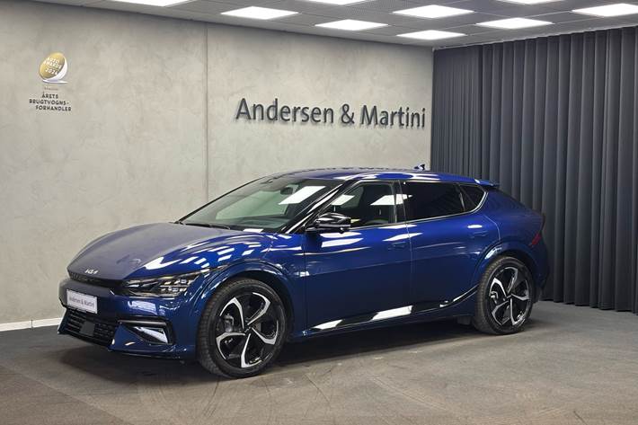 Blå Kia EV6 fra 2021