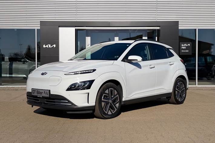 Hvid Hyundai Kona fra 2022