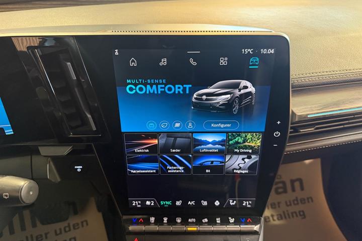 Grå Renault Megane E-Tech fra 2024
