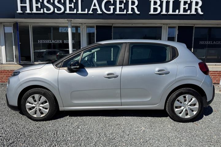 Sølv Citroën C3 fra 2018