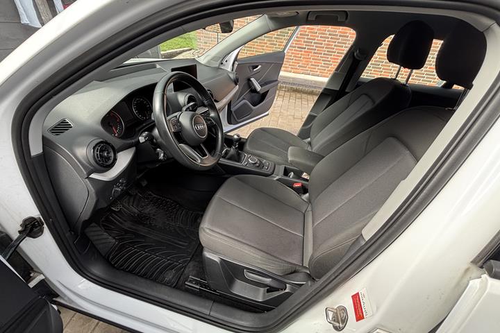 Hvid Audi Q2 fra 2018