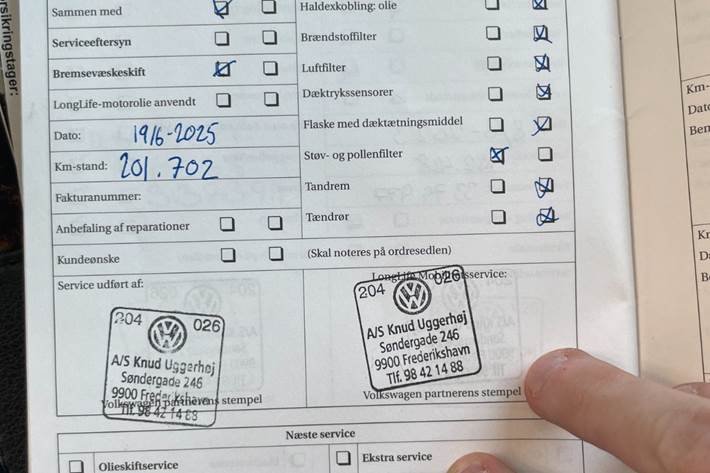 Sølv VW Golf VI fra 2010