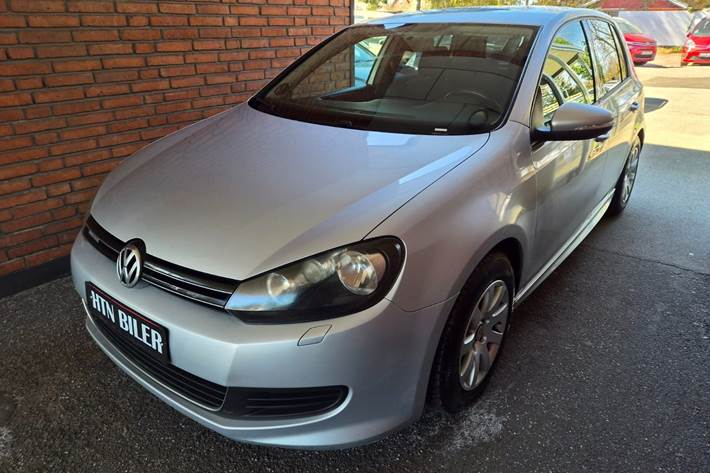 Sølv VW Golf VI fra 2011