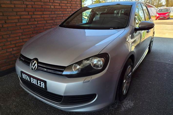 Sølv VW Golf VI fra 2011