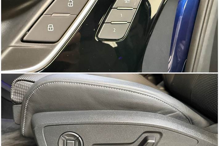 Blå Audi Q4 e-tron fra 2025