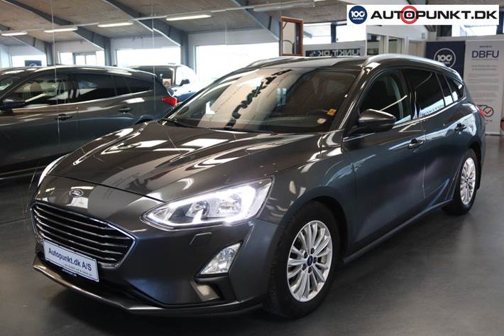 Grå Ford Focus fra 2019