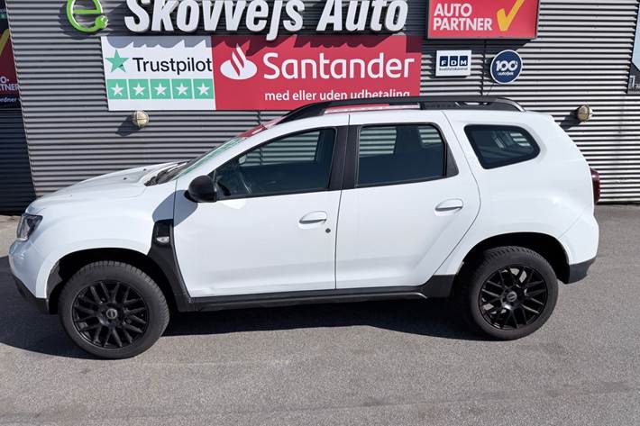 Hvid Dacia Duster fra 2018