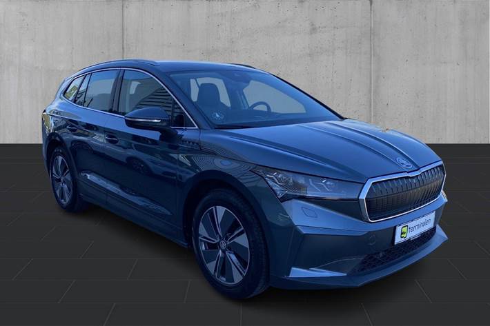 Grå Skoda Enyaq fra 2021